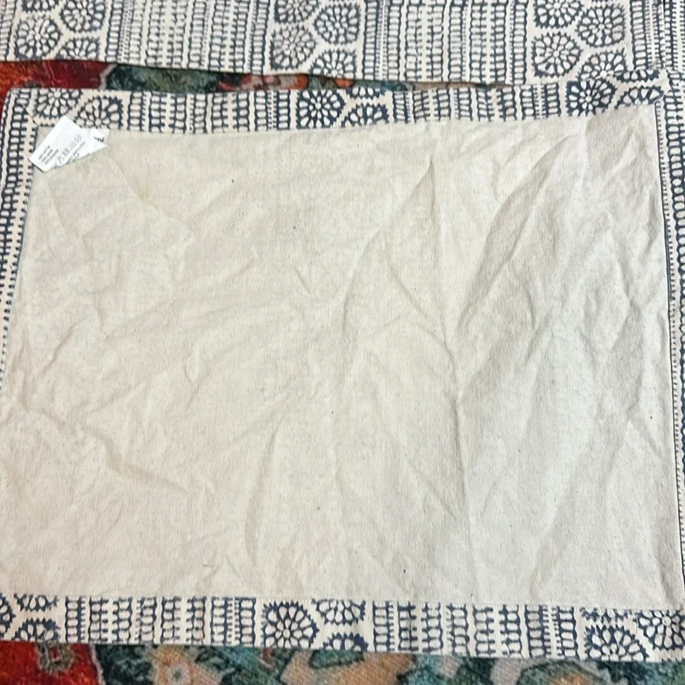 Crate & Barrel Fabric Placemats Set of 4